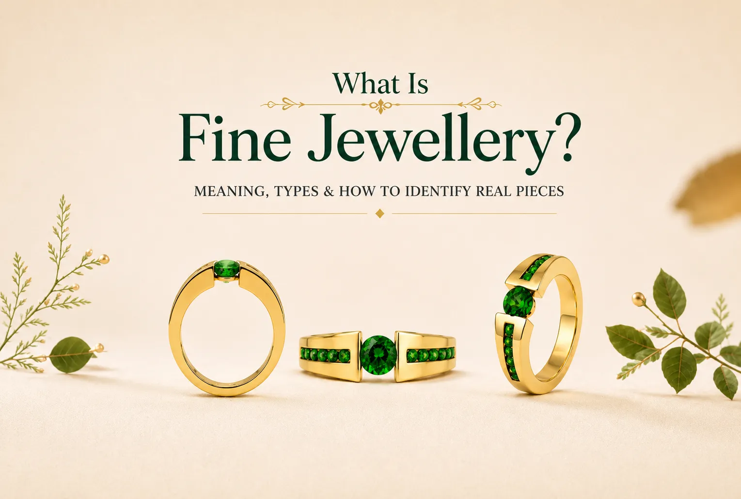 What Is Fine Jewellery? Meaning, Types & How to Identify Real Pieces
