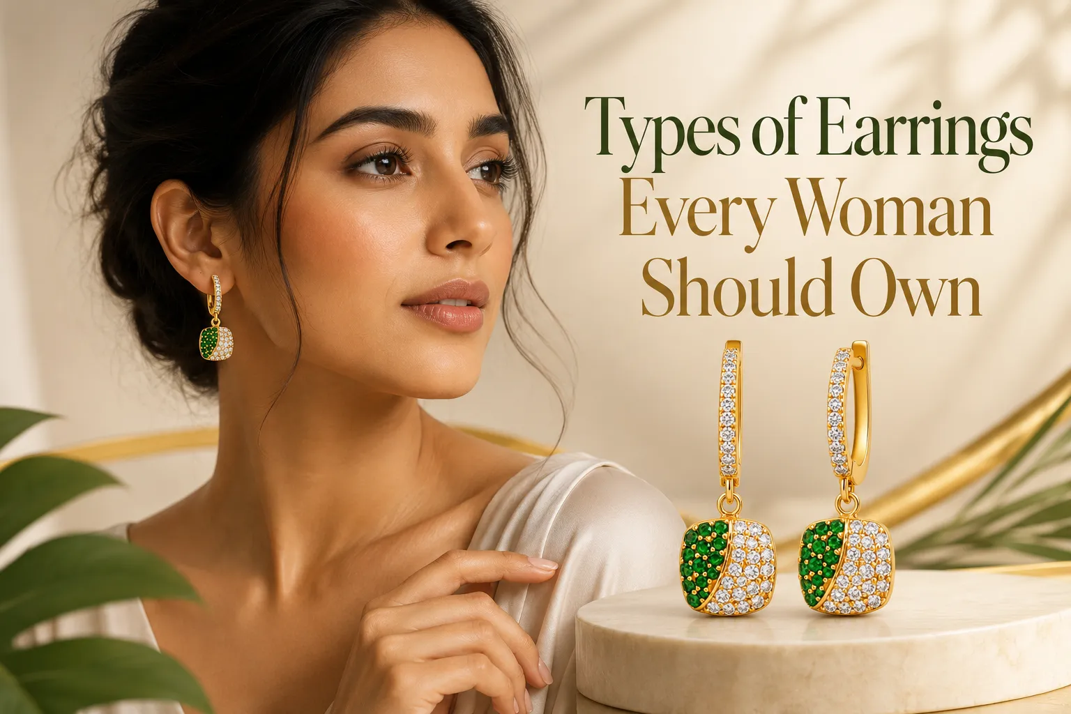 different types of earrings for women